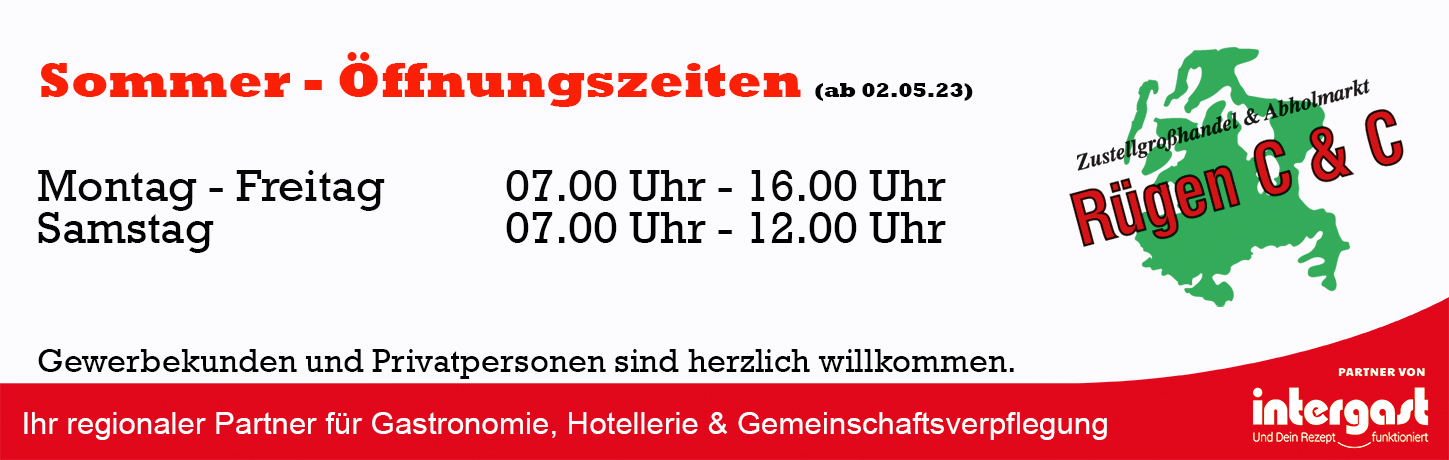 Sommer Öffnungszeiten